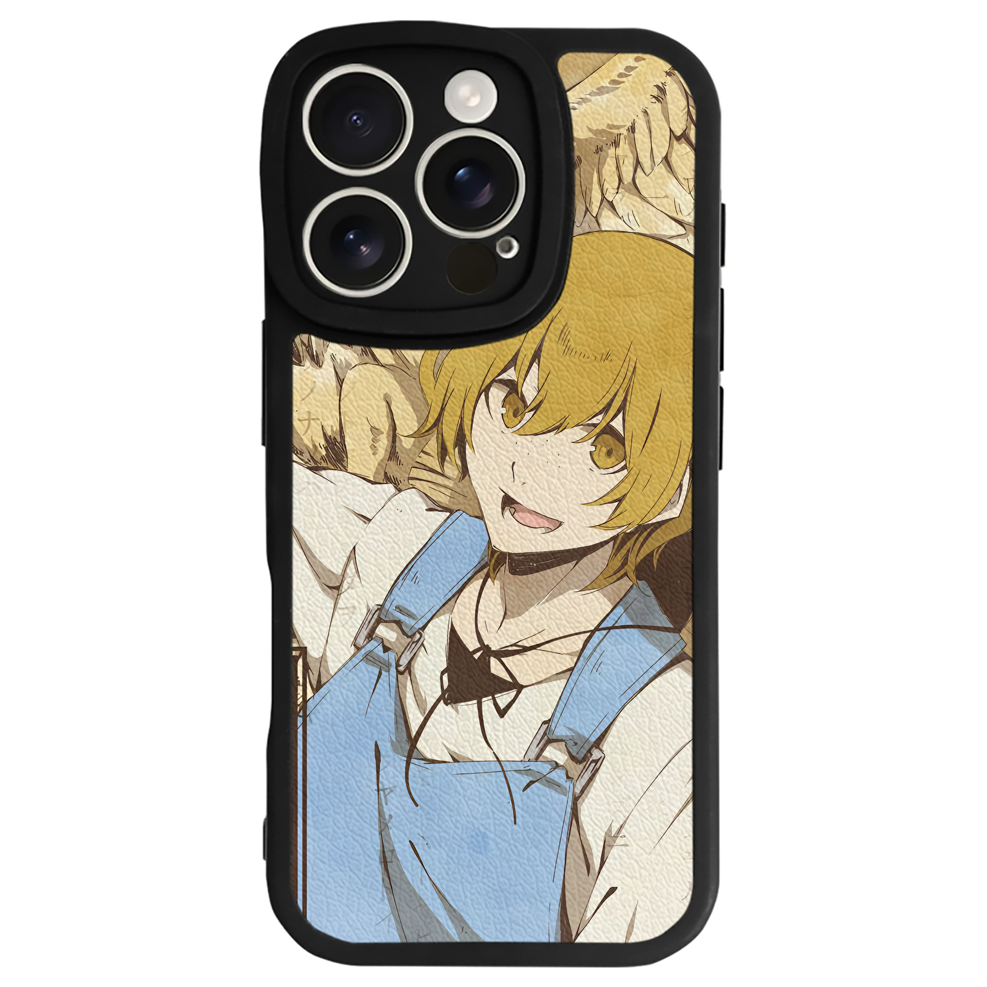 （画像用） 文豪ストレイドッグス Bungo Stray Dogs 【iPhone 16シリーズ対応】シリコンスマホケース（レザー調） 材質：シリコン